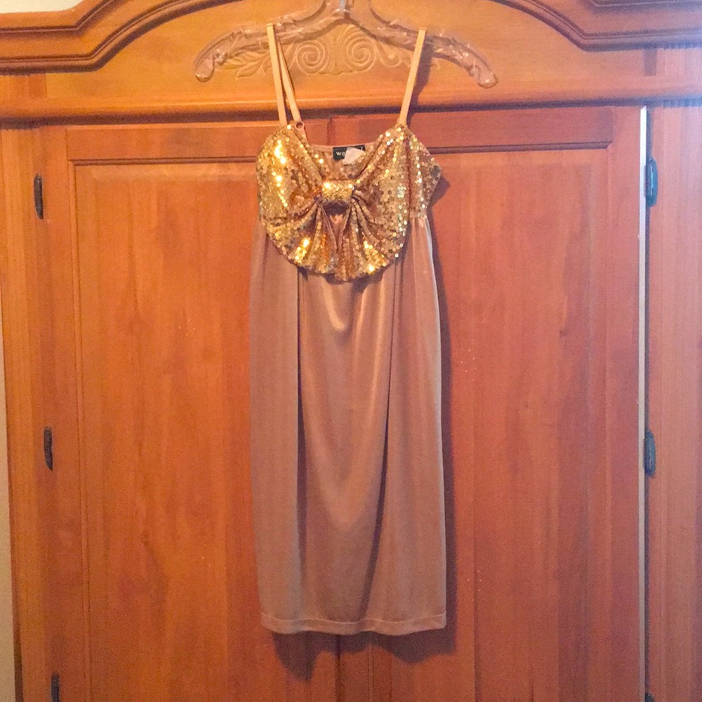 Wet Seal Mini Sequin Dress.